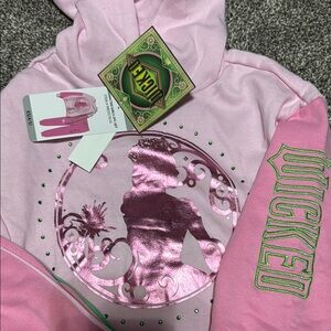 Pink Wicked Hoodie with Graphic Design